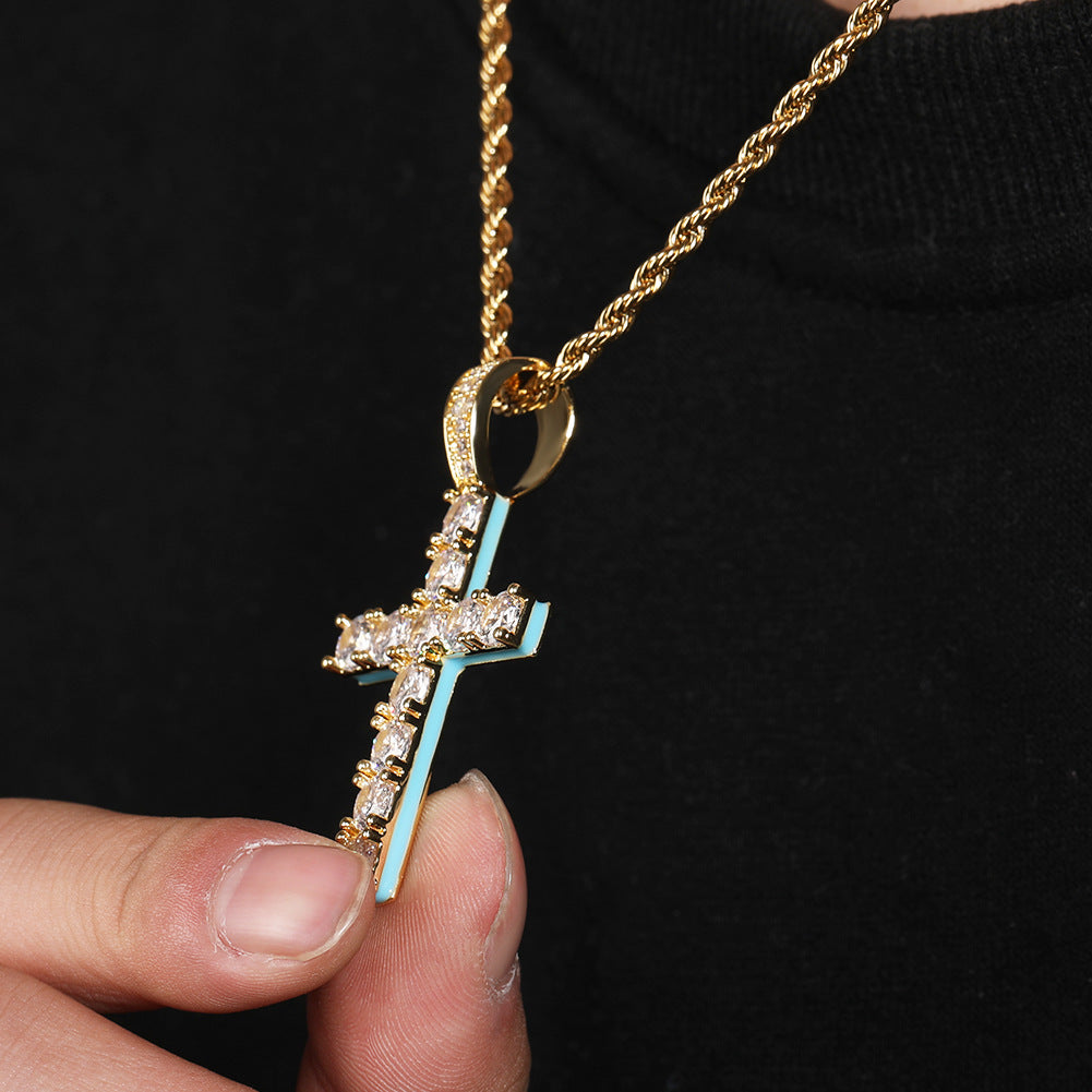 Unisex Cross Pendant Necklace