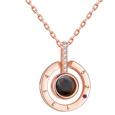 Projection Pendant Necklace