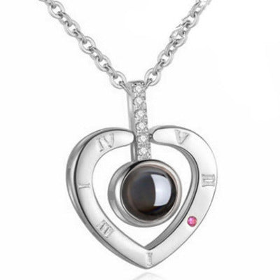 Projection Pendant Necklace