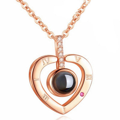 Projection Pendant Necklace