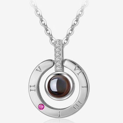 Projection Pendant Necklace