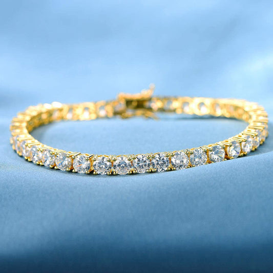 Round Cut Tennis Bracelet