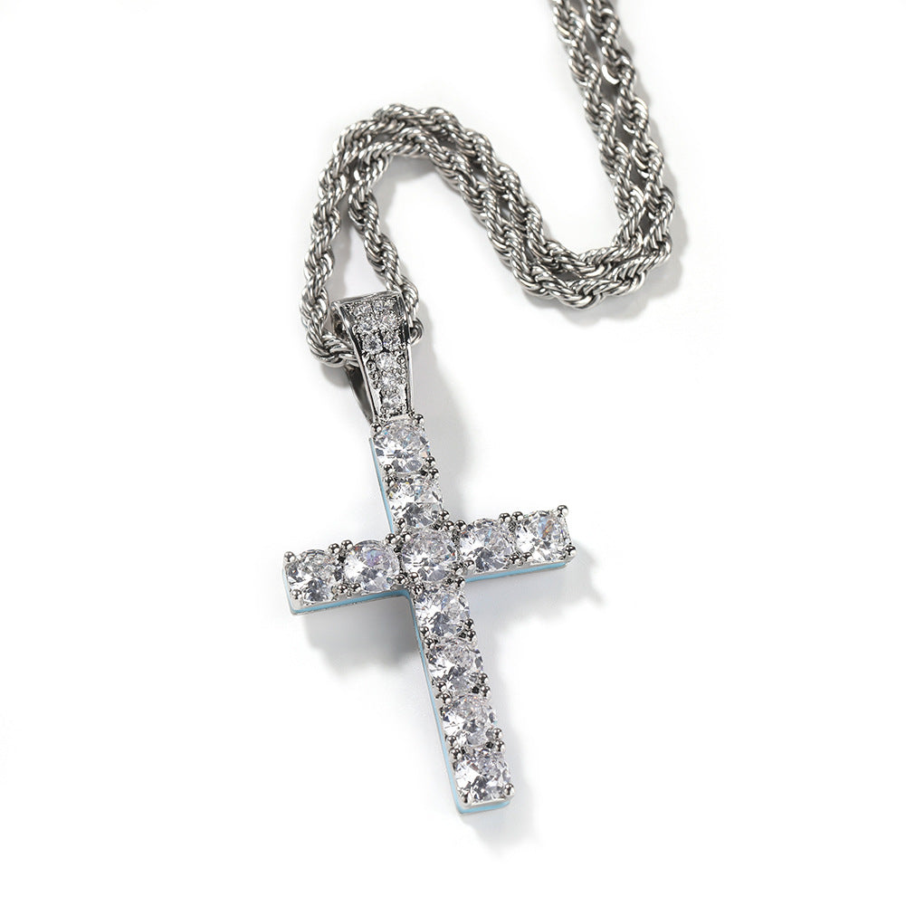 Unisex Cross Pendant Necklace