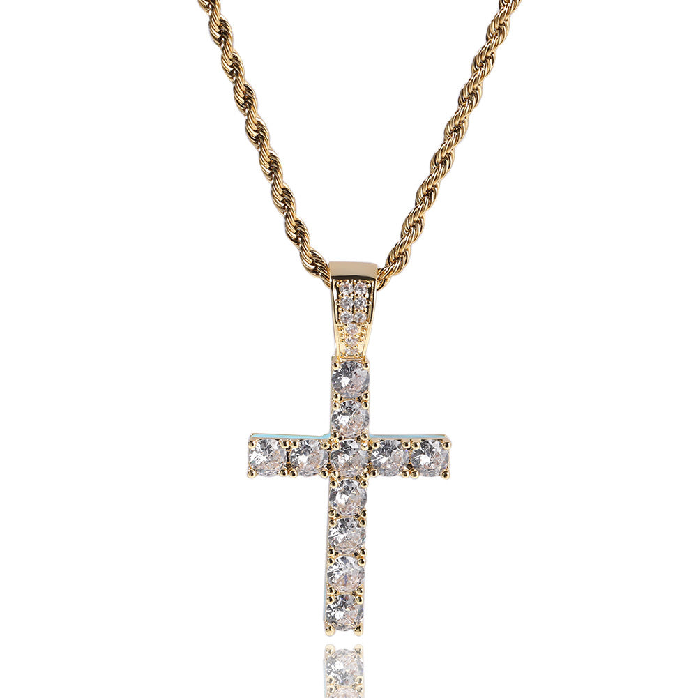 Unisex Cross Pendant Necklace