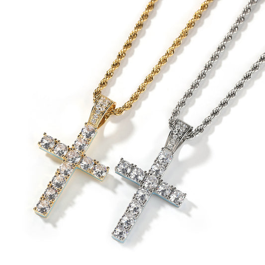 Unisex Cross Pendant Necklace